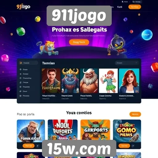 Portal de jogos 911jogo traz novidades no design
